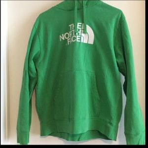 Green north face jacket!